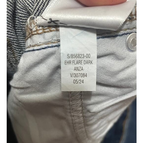 Old Navy‎ Women's 16 Extra High Rise Flare Medium Dark Wash Denim Jeans NWT - Picture 5 of 6